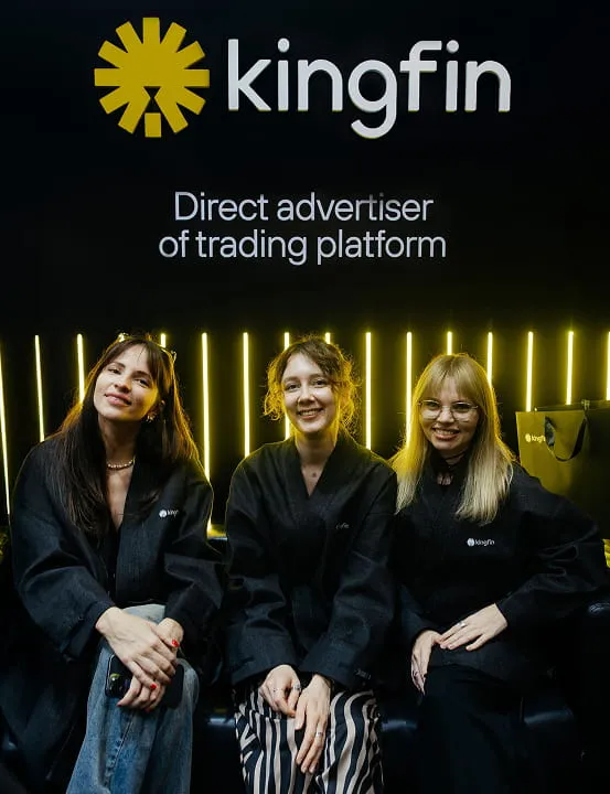 Team photo, three women